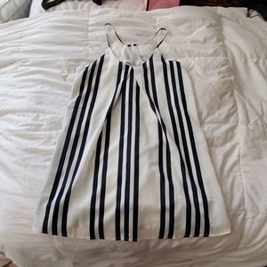 Navy blue & Cream dress